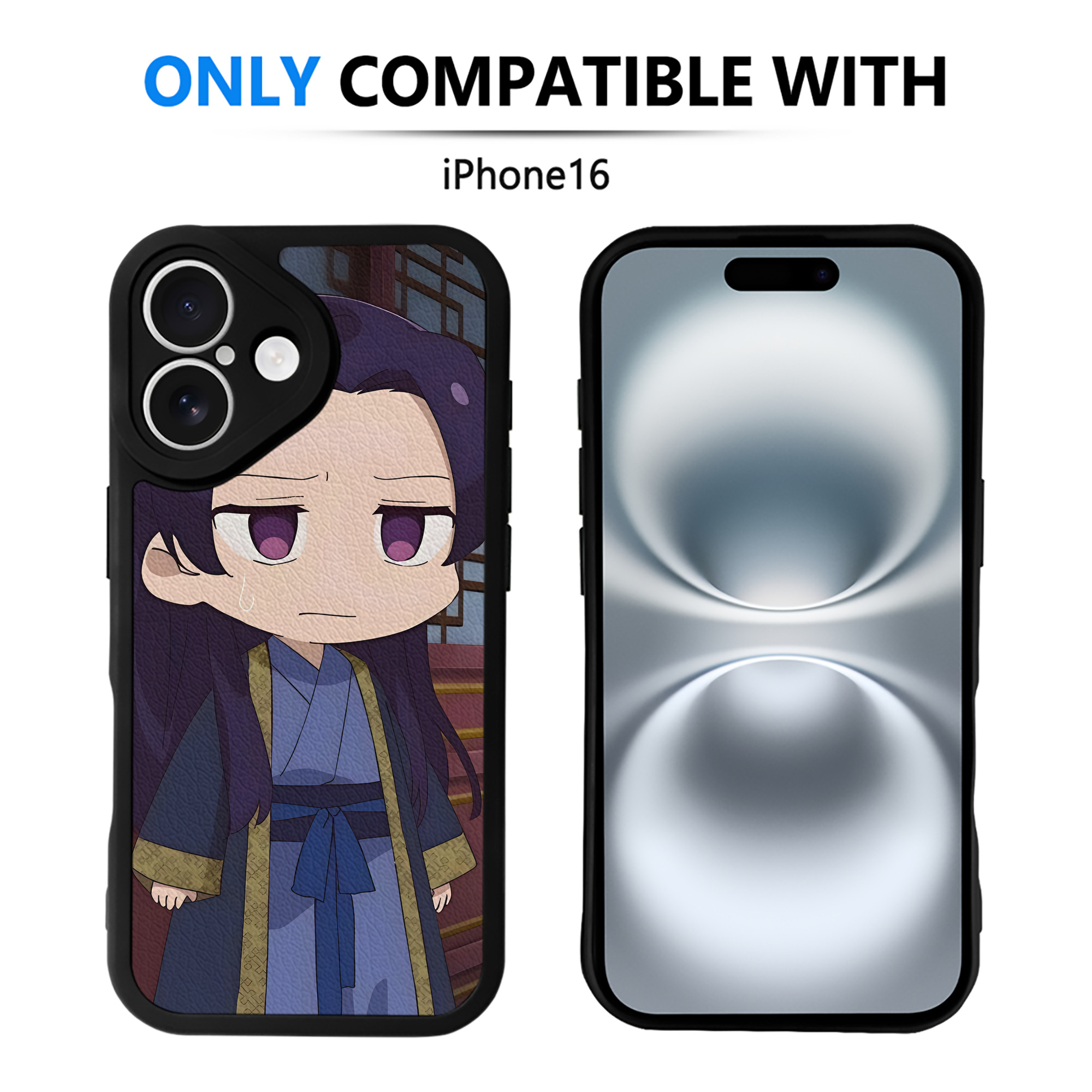 薬屋のひとりごと The Apothecary Diaries 【iPhone 16シリーズ対応】シリコンスマホケース（レザー調） 材質：シリコン